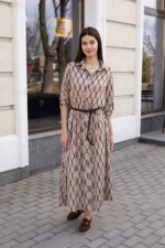 Летнее платье Mila Nova Ф-280 капучино — изображение 4