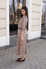 Летнее платье Mila Nova Ф-280 капучино — изображение 5