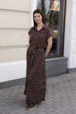 Летнее платье Mila Nova Ф-284 шоколад