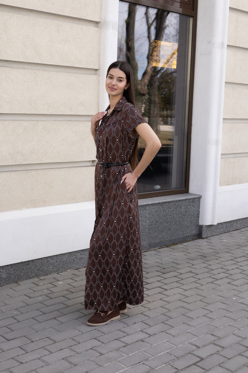 Летнее платье Mila Nova Ф-284 шоколад — изображение 2