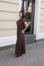 Летнее платье Mila Nova Ф-284 шоколад — изображение 2