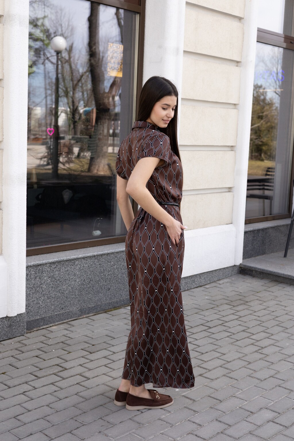 Летнее платье Mila Nova Ф-284 шоколад — изображение 4