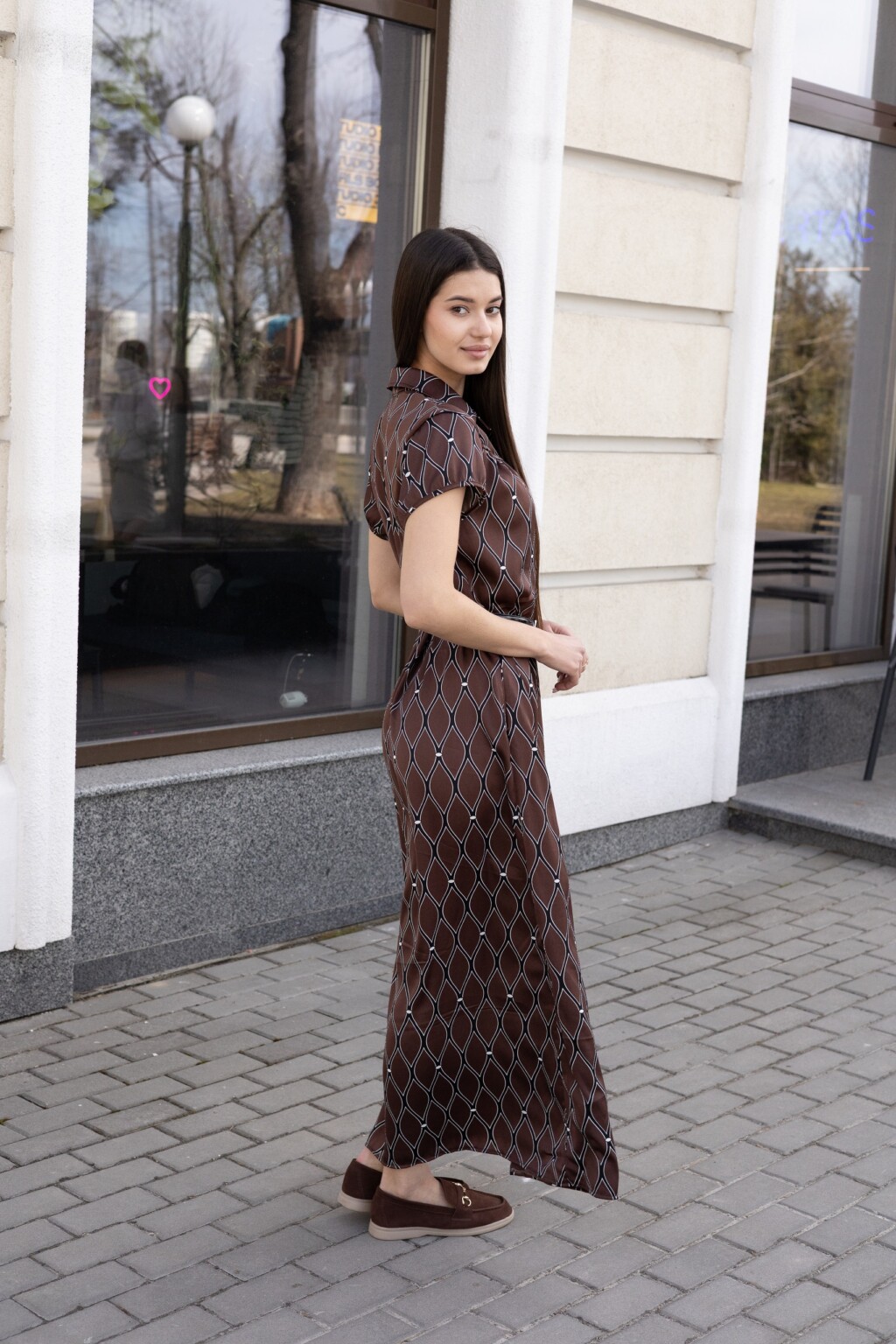 Летнее платье Mila Nova Ф-284 шоколад — изображение 5