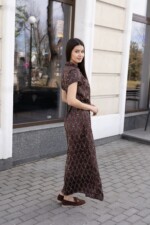 Летнее платье Mila Nova Ф-284 шоколад — изображение 5