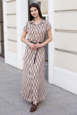 Летнее платье Mila Nova Ф-284 капучино