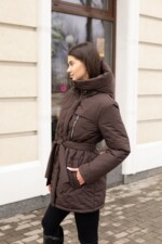 Демисезонная куртка Mila Nova К-320 темно-шоколадный — изображение 2