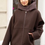 Демисезонная куртка Mila Nova К-356 шоколад