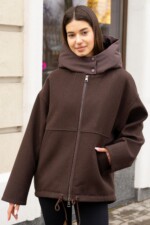 Демисезонная куртка Mila Nova К-356 шоколад