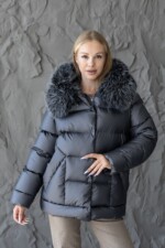 Зимняя куртка Mila Nova К-362 графит
