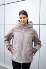 Демисезонная куртка Mila Nova К-379 капучино