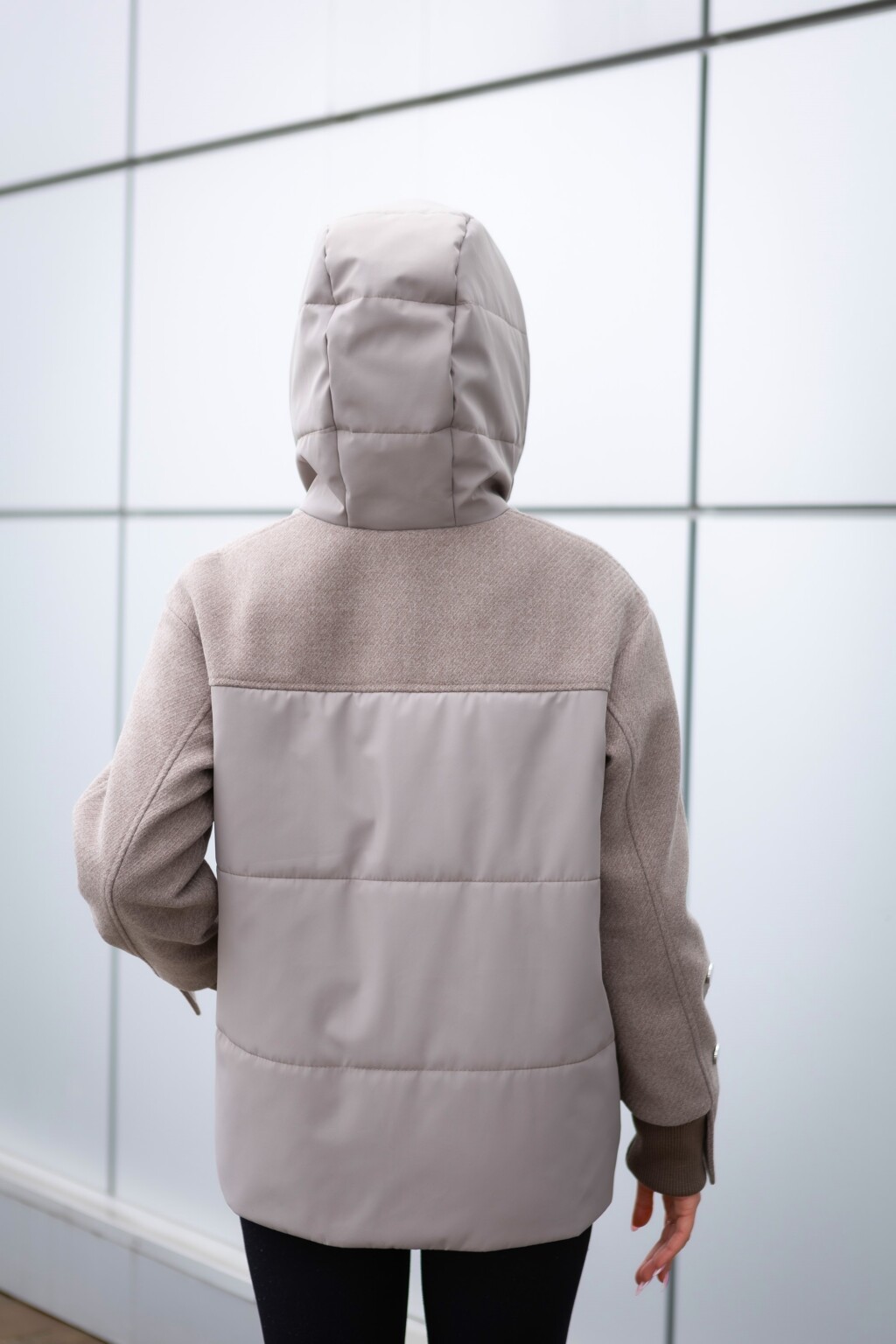 Демисезонная куртка Mila Nova К-379 капучино — изображение 5