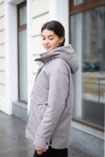 Демисезонная куртка Mila Nova К-381 капучино — изображение 3