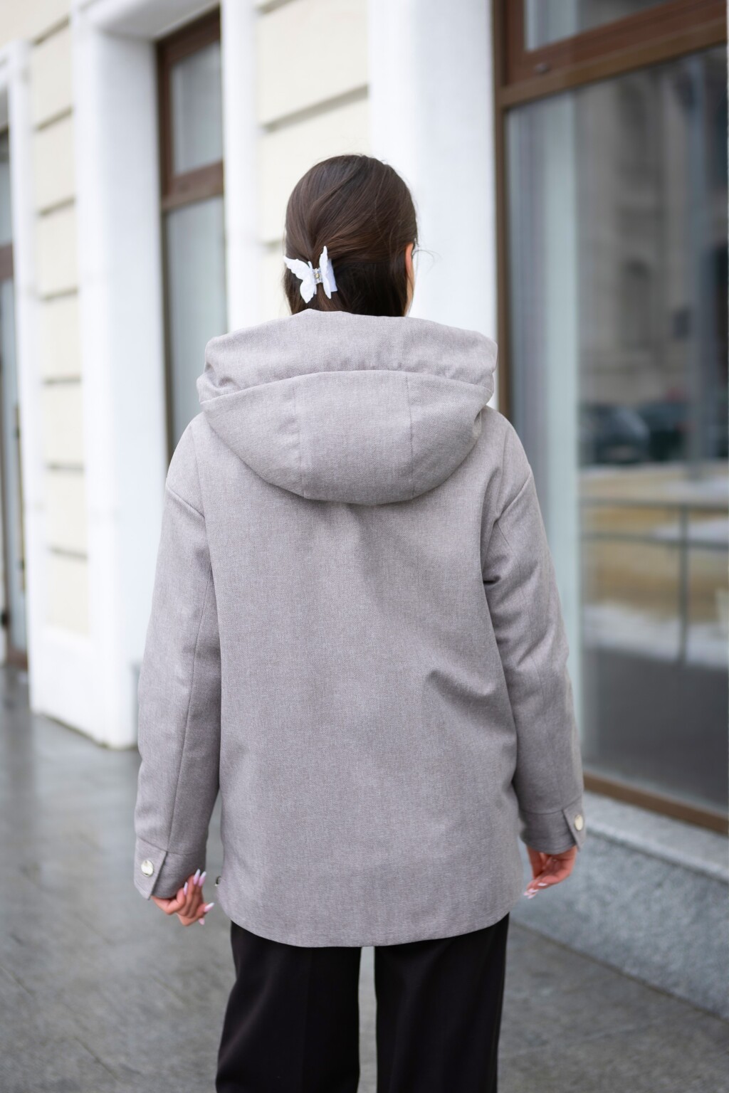 Демисезонная куртка Mila Nova К-381 капучино — изображение 4