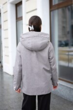 Демисезонная куртка Mila Nova К-381 капучино — изображение 4