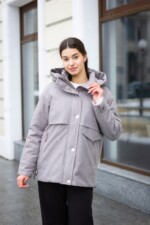 Демисезонная куртка Mila Nova К-381 капучино — изображение 5