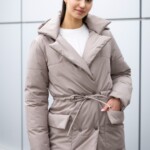 Демисезонная куртка Mila Nova К-382 капучино