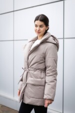 Демисезонная куртка Mila Nova К-382 капучино — изображение 6