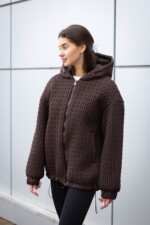 Демисезонная куртка Mila Nova К-391 шоколад — изображение 2