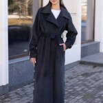 Демисезонное пальто Mila Nova ПВ-384 графит