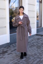 Демисезонное пальто Mila Nova  ПВ-384 мокко — изображение 2