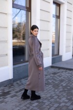 Демисезонное пальто Mila Nova  ПВ-384 мокко — изображение 3