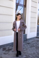 Демисезонное пальто Mila Nova  ПВ-384 мокко — изображение 5