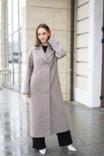 Демисезонное пальто Mila Nova ПВ-392в капучино — изображение 2