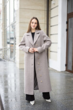 Демисезонное пальто Mila Nova ПВ-392в капучино — изображение 4