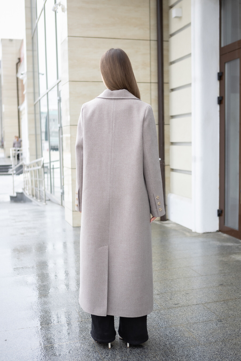 Демисезонное пальто Mila Nova ПВ-392в капучино — изображение 3