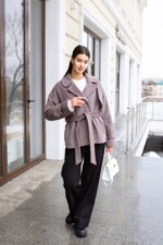 Демисезонное пальто Mila Nova ПВ-397 мокко — изображение 2