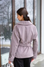 Демисезонное пальто Mila Nova ПВ-397 мокко — изображение 3