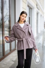 Демисезонное пальто Mila Nova ПВ-397 мокко — изображение 5