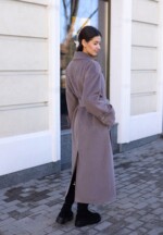 Демисезонное пальто Mila Nova  ПВ-398 капучино — изображение 4