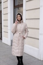 Демисезонный Плащ  Mila Nova ПВ-399 бежевый — изображение 8