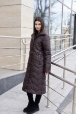 Демисезонный Плащ Mila Nova ПВ-399 шоколад — изображение 7