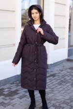 Демисезонный Плащ Mila Nova ПВ-399 темно-шоколадный — изображение 2