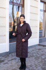 Демисезонный Плащ Mila Nova ПВ-399 темно-шоколадный — изображение 4