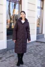 Демисезонный Плащ Mila Nova ПВ-399 темно-шоколадный — изображение 5