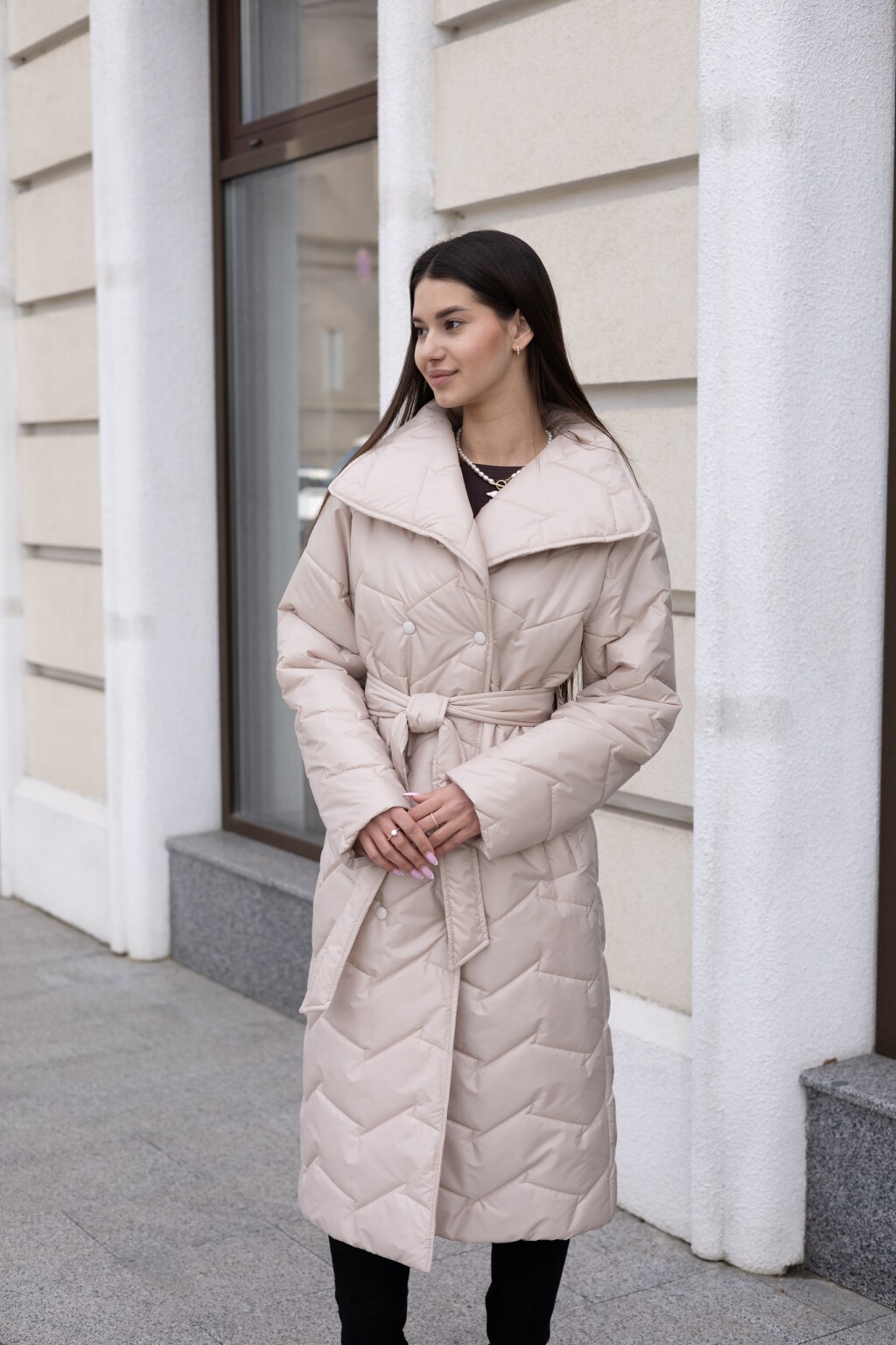 Демисезонный Плащ Mila Nova ПВ-400 бежевый — изображение 2