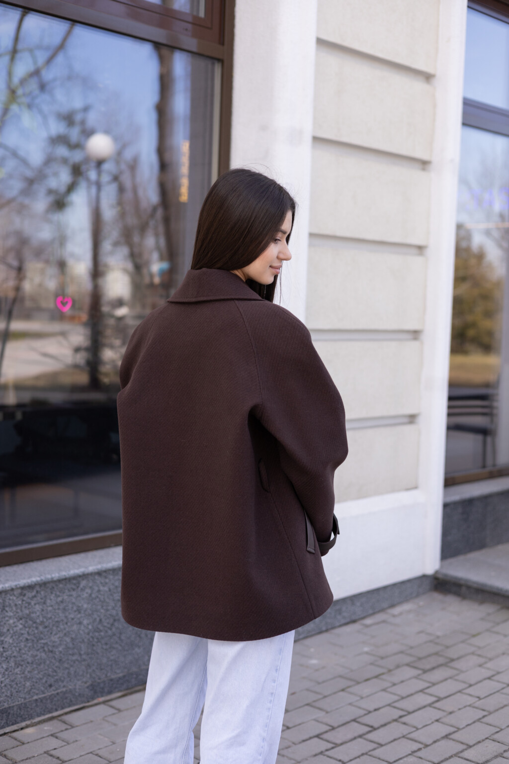 Демисезонное пальто Mila Nova ПВ-401 шоколад — изображение 8