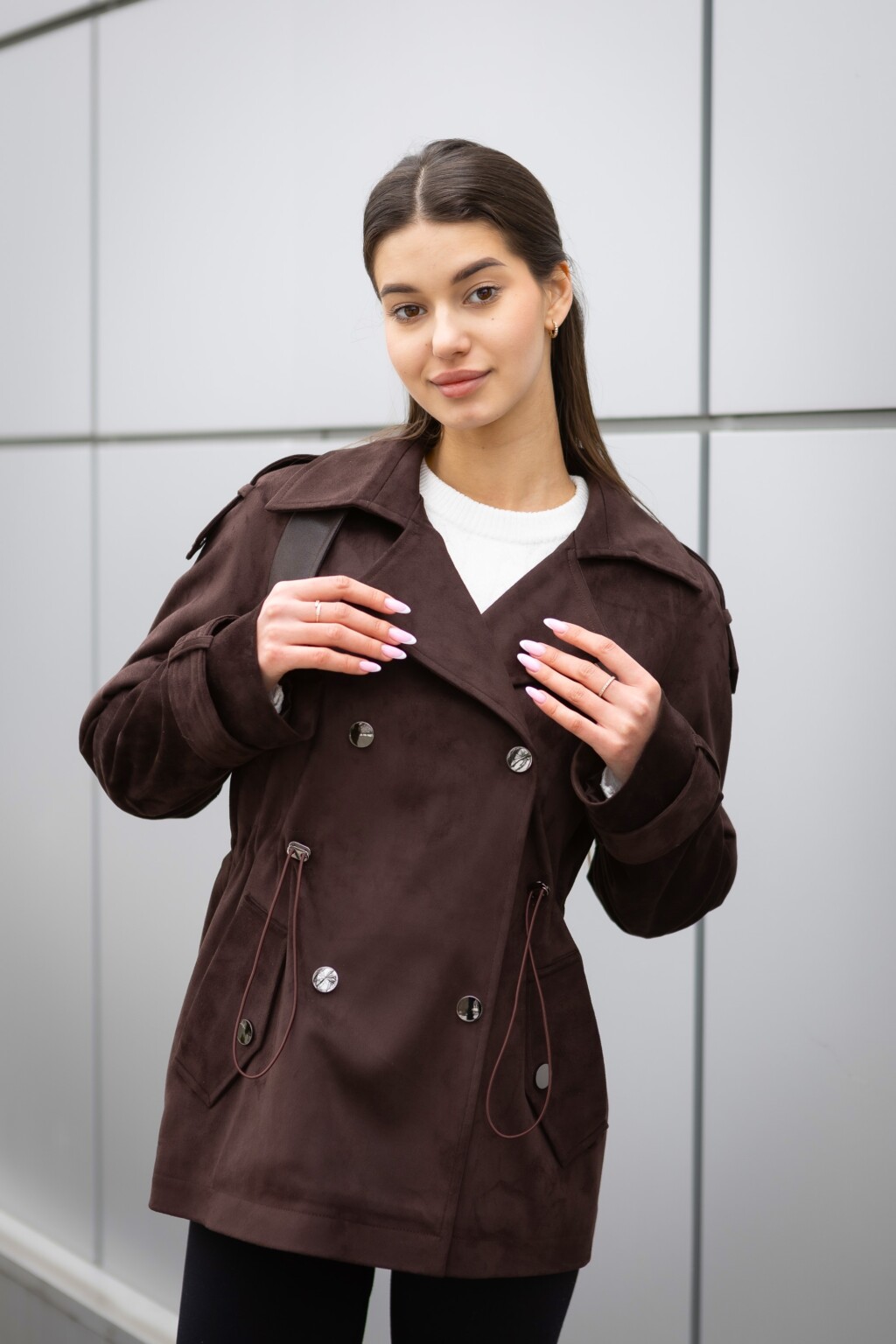 Жакет Mila Nova Q-106ех шоколад — изображение 3