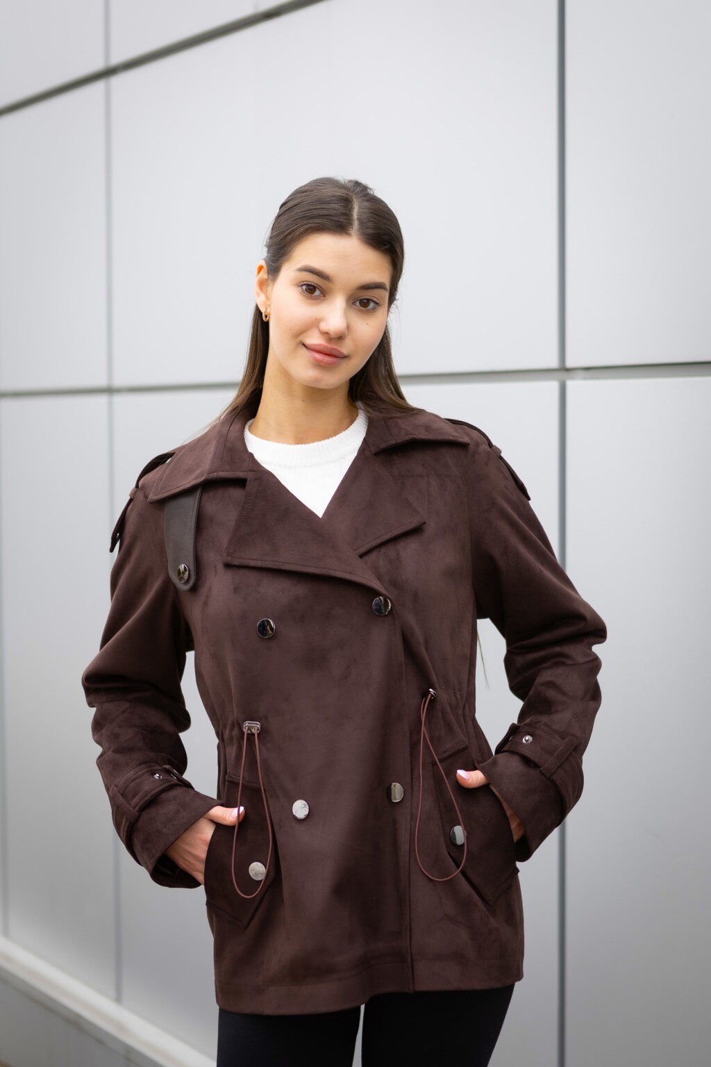 Жакет Mila Nova Q-106ех шоколад — изображение 6