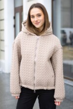 Демисезонная куртка Mila Nova К-391 кор бежевый