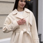 Демисезонное пальто Mila Nova ПВ-397 белый