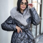 Зимняя куртка Mila Nova К-328 кап графит