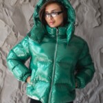 Зимняя куртка Mila Nova К-395  зеленый