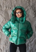 Зимняя куртка Mila Nova К-395  зеленый