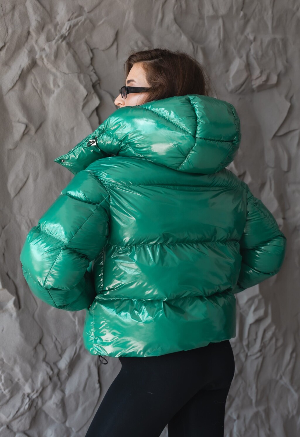 Зимняя куртка Mila Nova К-395  зеленый — изображение 4