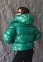 Зимняя куртка Mila Nova К-395  зеленый — изображение 4