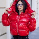 Зимняя куртка Mila Nova К-395 красный